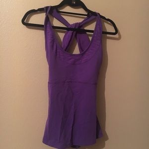 Purple Lucy Workout Tank